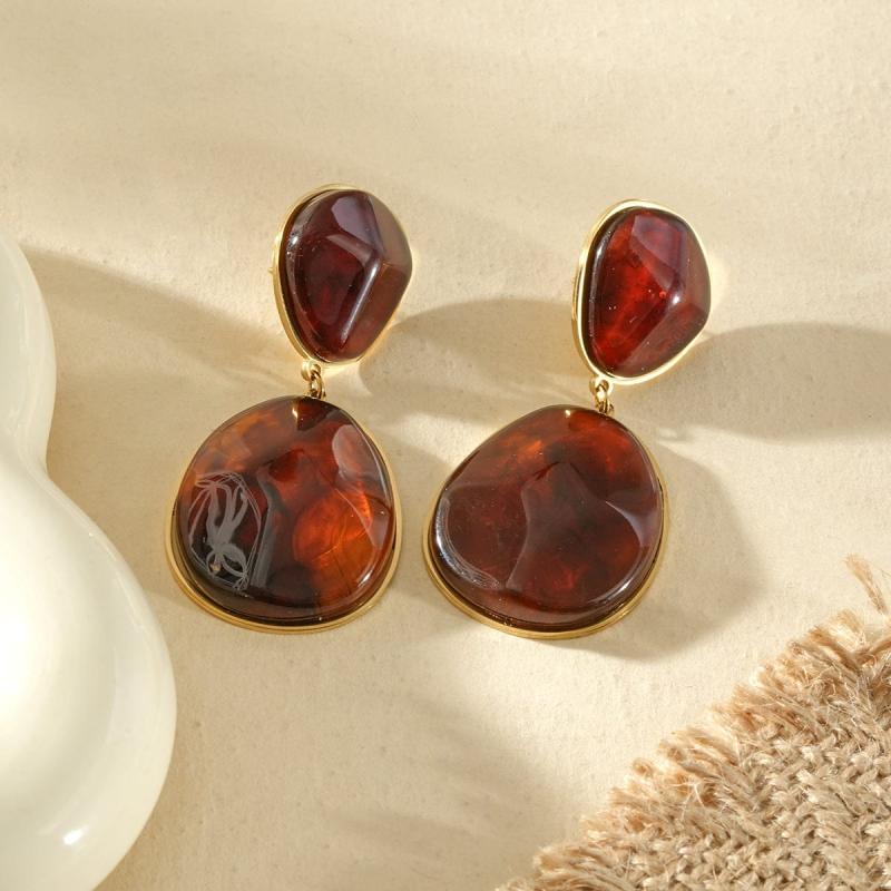 Boucle d'oreilles dorées