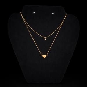 Collier doubles chaine - image 2