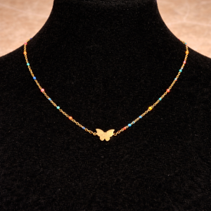 Collier papillon