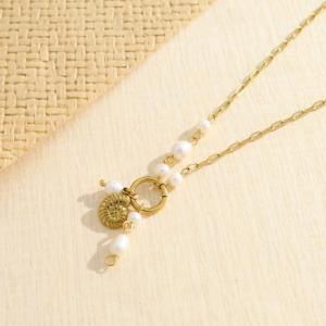 Collier doré pendentif nautile - image 2