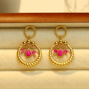 Boucle d'oreilles dorées - image 3