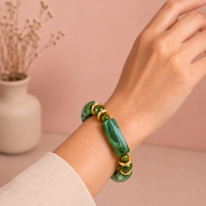 Bracelet perles tubes